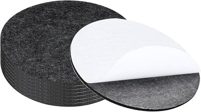 PATIKIL 7" Diameter Felt Furniture Pads, 8 Pack 1/5" Thick Lamp Base Felt Round Soft Adhesive Non - Slip Anti - Scratch Backed Felt Floor Protector for Lamp Furniture DIY Craft, Dark Grey | Furniture Pads - TrueDesk