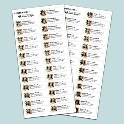 Personalized Return Address Labels (Upload Your Photo) - Custom Image Address Stickers on Sheets (50 - 1000 Labels) | Address Labels - TrueDesk