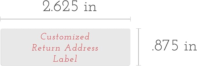 Personalized Return Address Labels - Vintage Elements - Over 80 Images to Choose from - Custom Self Adhesive Stickers for Envelopes (60 - 960 Labels) (Colorful Elegant Style) | Address Labels - TrueDesk