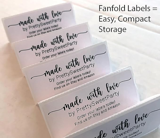 Personalized Return Address Labels - White Custom Printed Name and Home Address Stickers for Wedding, Personal and Business (250, Joyful Script) | Address Labels - TrueDesk