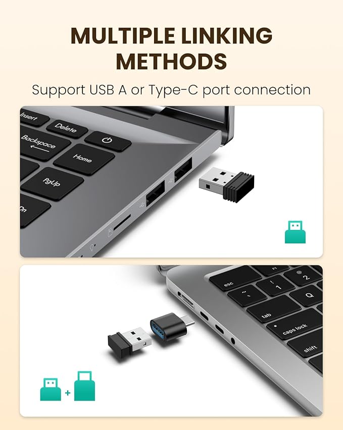 POJTK Ergonomic Wireless Rechargeable Mouse, Bluetooth+USB A+Type C(3 in 1) Connection, 5 Levels Up to 4800 DPI, 6 Silent Buttons, 2.4GHz Carpal Tunnel Vertical Mice, for Laptop, Desktop,MacBook - black | Mice - TrueDesk