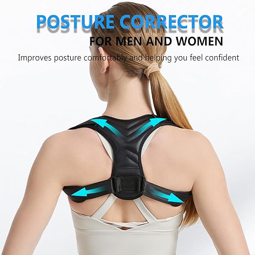 Posture Corrector Adjustable Breathable Back Brace for Women and Men, Support Belt Straightener Improve Hunchback and Relief for Upper Lower Back, Lumbar, Neck, Shoulder Pain | Back Braces - TrueDesk