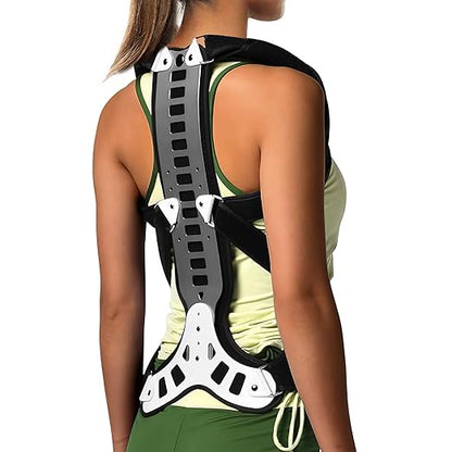 Posture Corrector Back Support for Hunched Back, Kyphosis and Vertebral Compression Fracture Men and Women (Medium) | Back Braces - TrueDesk