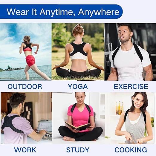 Posture Corrector for Men, Comfortable Back Support Brace, Breathable Back Brace for Men Lower Back, Straightener Posture Corrector, Spine, Shoulder and Neck Pain Relief | General - TrueDesk