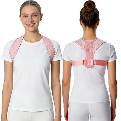 Posture Corrector for Women And Men - Thin & Invisible Back Brace for Posture - Adjustable Back Support Brace - Relieve Upper Back Discomfort & Regain Confidence, S(28 - 35inch) 1PCS | Back Braces - TrueDesk