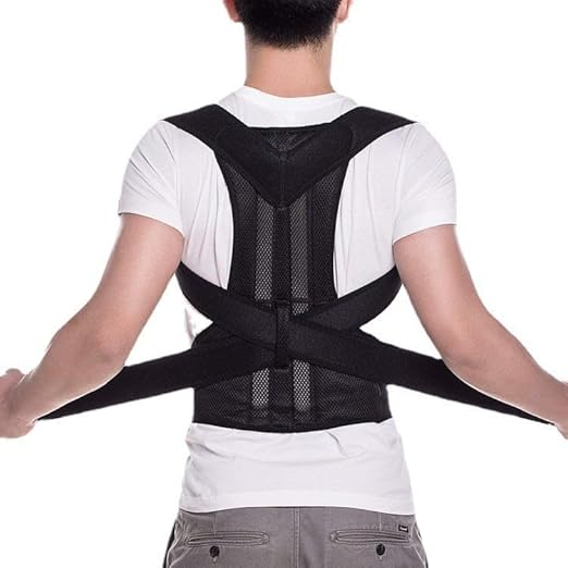 Posture Corrector for Women and Men,for Preventing Hunchback Upper Back Brace, Adjustable Back Straightener for Providing Pain Relief From Neck,Back & Shoulder，Shoulder Posture Brace(XL) | Back Braces - TrueDesk