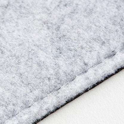 Premium Felt Desk Mat | Large 15.75" x 36" | Multifunctional Desk Pad for Home Office | Light Gray | Desk Pads Blotters - TrueDesk