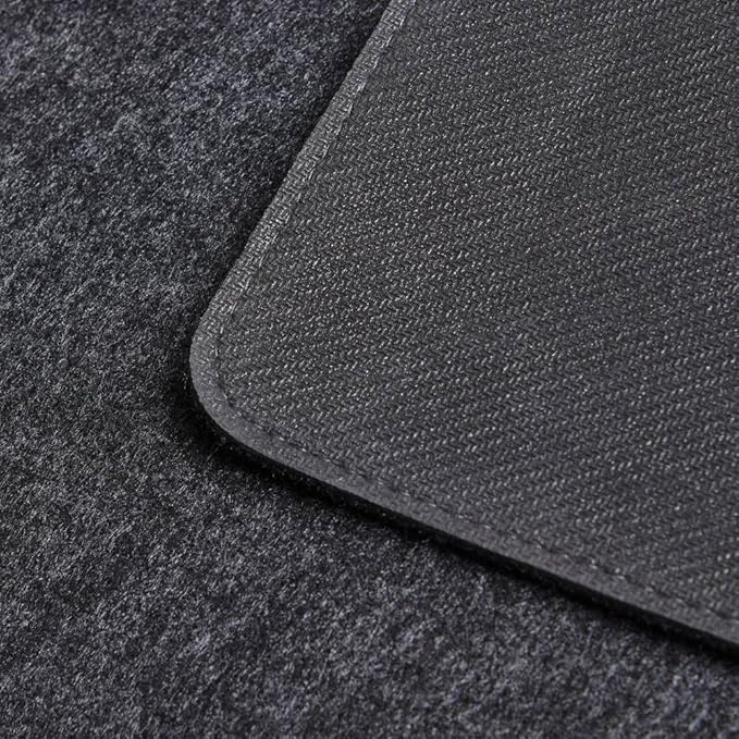 Premium Felt Desk Mat | Medium 12" x 36" | Multifunctional Desk Pad for Home Office | Dark Gray | Desk Pads Blotters - TrueDesk