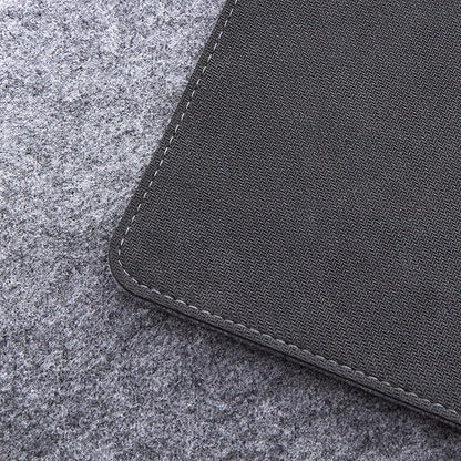 Premium Felt Desk Mat | Medium 12" x 36" | Multifunctional Desk Pad for Home Office | Mid Gray | Desk Pads Blotters - TrueDesk