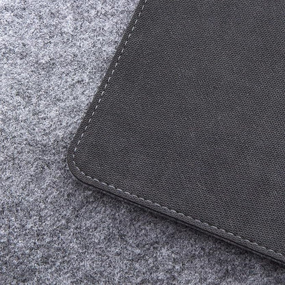 Premium Felt Desk Mat | Small 12" x 27.5" | Multifunctional Desk Pad for Home Office | Mid Gray | Desk Pads Blotters - TrueDesk