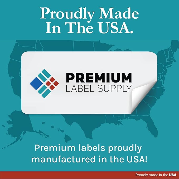 Premium Label Supply White Sticker Address Labels – 4" x 1" – Laser/Inkjet Compatible – (20 per Sheet), 2000 Sheets – 40,000 Total Adhesive Labels | Laser Inkjet Printer Labels - TrueDesk