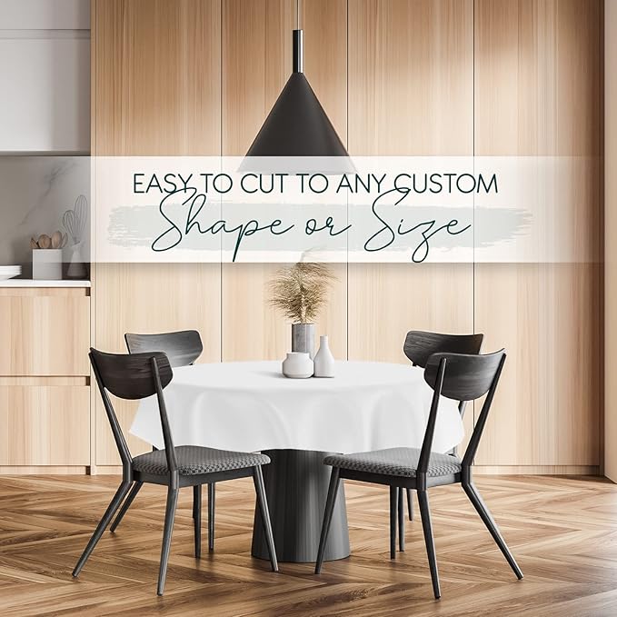 Quality Table Pad Protector, Superior Protection from Spills, Scratches & Heat - Reusable Table Cloth with Cushion Flannel Backing (140" L x 54" W) | Table Pads - TrueDesk