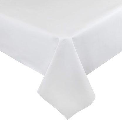 Quality Table Pad Protector, Superior Protection from Spills, Scratches & Heat - Reusable Vinyl Table Cloth with Cushion Flannel Backing (126" L x 54" W) | Table Pads - TrueDesk