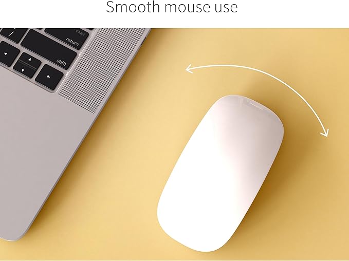 RENMTURE Desk Pad, Cork & PU Leather Desk Mat, Large Mouse pad, Non - Slip Desk Protector and Blotter, Waterproof Writing Pad, Desk Accessories and Organizers for Work (Light Yellow, 23.6" x 13.7") | Desk Pads Blotters - TrueDesk