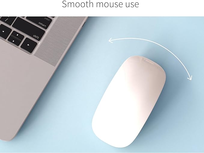 RENMTURE Dual - Sided Large Desk Pad, Faux Leather Natural Cork Mouse pad, Desk Accessories Protector, for Office and Home Work (Light Blue, 32"x16") | Desk Pads Blotters - TrueDesk
