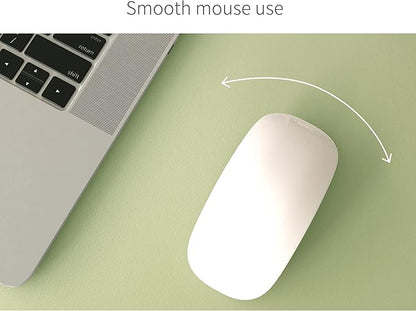 RENMTURE Dual - Sided Mouse Pad, Natural Cork & PU Leather Large Desk Pad for Office and Home Work, Desk Protector Non - Slip, Waterproof, Easy Clean (Light Green, 36"x17") | Mouse Pads - TrueDesk