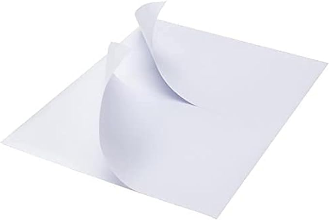 Round Corner Half Sheet Shipping Labels for Laser and Inkjet Printers,8.5" x 5.5" Printable White Label Self Adhesive Mailing Label(1000 Sheets, 2000 Labels) | Laser Inkjet Printer Labels - TrueDesk