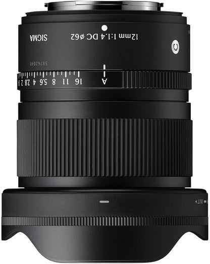 Sigma 12mm f/1.4 DC Contemporary FUJIFILM X (416975) Bundle. The Ideal Lens for Professional Portraits, Weddings Indoor/Outdoor Adventure, Wildlife, Travel, Sarfari, Photography use + Accessories | SLR Camera Lenses - TrueDesk