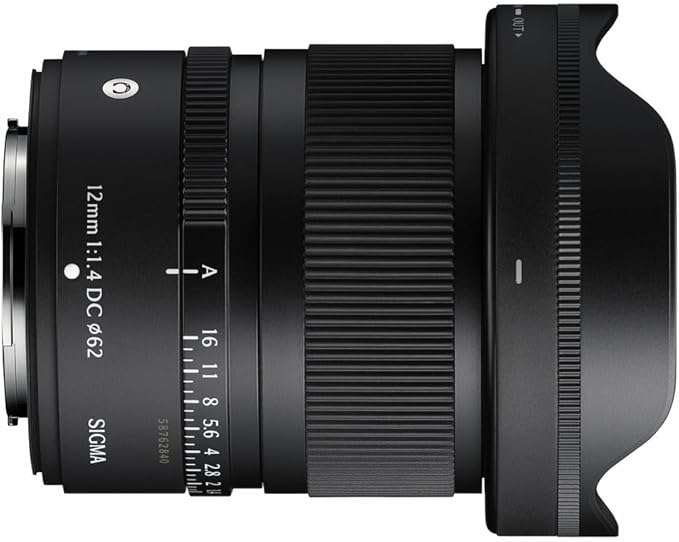 Sigma 12mm f/1.4 DC Contemporary FUJIFILM X (416975) Bundle. The Ideal Lens for Professional Portraits, Weddings Indoor/Outdoor Adventure, Wildlife, Travel, Sarfari, Photography use + Accessories | SLR Camera Lenses - TrueDesk
