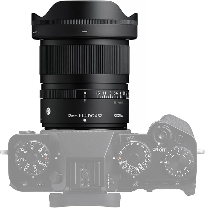 Sigma 12mm f/1.4 DC Contemporary FUJIFILM X (416975) Bundle. The Ideal Lens for Professional Portraits, Weddings Indoor/Outdoor Adventure, Wildlife, Travel, Sarfari, Photography use + Accessories | SLR Camera Lenses - TrueDesk