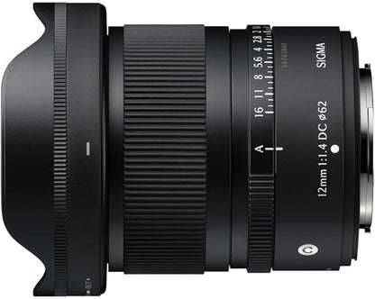 Sigma 12mm f/1.4 DC Contemporary FUJIFILM X (416975) Bundle. The Ideal Lens for Professional Portraits, Weddings Indoor/Outdoor Adventure, Wildlife, Travel, Sarfari, Photography use + Accessories | SLR Camera Lenses - TrueDesk