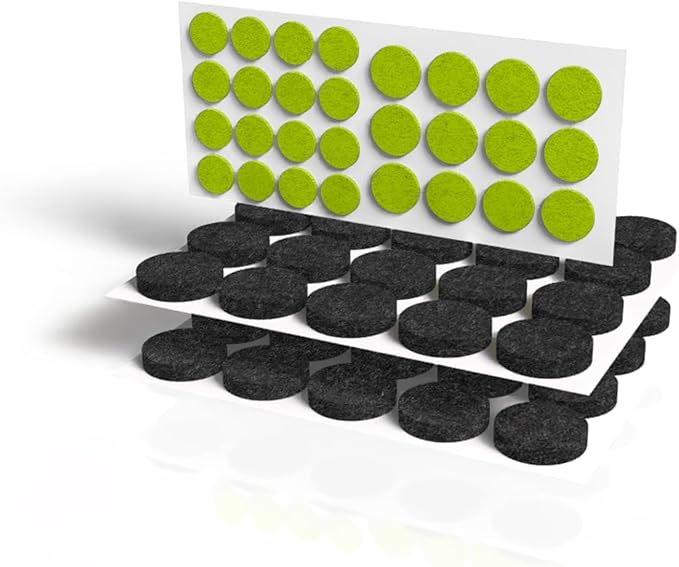 Slipstick Gorilla Felt ¾ Inch Furniture Pads (68 Pcs) Premium Furniture Pads & Chair Leg Floor Protectors for Hardwood Floors & Hard Surfaces | Furniture Pads - TrueDesk