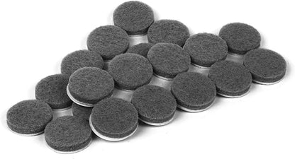 Slipstick Premium Wool Felt Furniture Pads/Small Chair Feet Floor Protectors (3/4 Inch Round) Includes 20 Heavy - Duty Felt Pads with Self Stick Adhesive, Gray, CB111 | Furniture Pads - TrueDesk