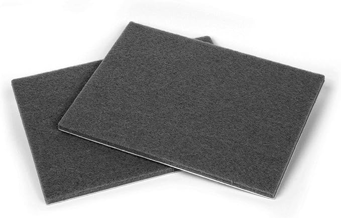 Slipstick Premium Wool Felt Sheet Furniture Pads/Floor Surface Protectors (6 Inch x 4 - 1/2 inch) Includes 2 Large Felt Pad Blankets with Self Stick Backing, Gray, CB161 | Furniture Pads - TrueDesk