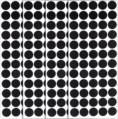 SmallCat 240 Pcs Small Felt Furniture Pads, Self - Adhesive EVA Foam Dot Circles, Round Felt Furniture Stickers for Desks Drawers Vases Photo Frames Cabinets Doors - Black (0.78'') | Furniture Pads - TrueDesk