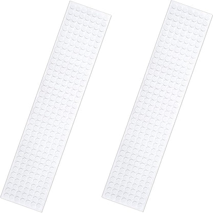 SmallCat 448 Pcs Small Felt Furniture Pads, Self - Adhesive EVA Foam Dot Circles, Round Felt Furniture Stickers for Desks Drawers Vases Photo Frames Cabinets Doors - White (0.39'') | Furniture Pads - TrueDesk