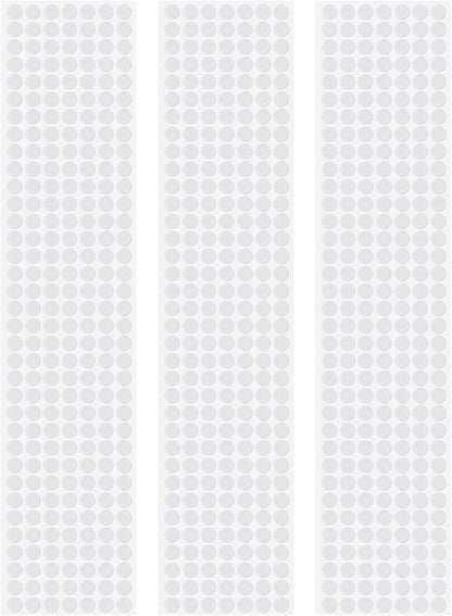 SmallCat 735pcs Small Felt Furniture Pads, Self - Adhesive EVA Foam Dot Circles, Round Felt Furniture Stickers for Desks Drawers Vases Photo Frames Cabinets Doors Candlesticks - White | Furniture Pads - TrueDesk