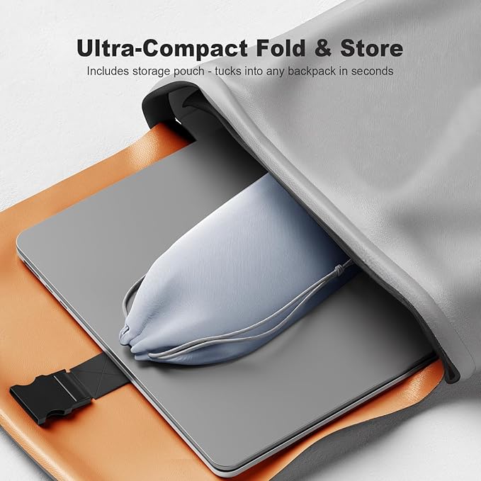 TENOC Foldable Laptop Stand for Desk, Universal Laptop Riser Ventilated Holder Mount Compatible with MacBook, Notebook, ASUS, Acer and More, Silver | Stands - TrueDesk