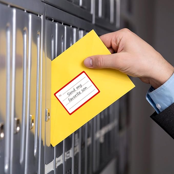 to from Return Address Mailing Labels 60 Pcs Blank Self Adhesive Mail Shipping Label 4.5x3.5Inch Postage Guaranteed Stickers Handwriting to/from Address Tags for Package, Gift, Mailing Box, Envelopes | Address Labels - TrueDesk