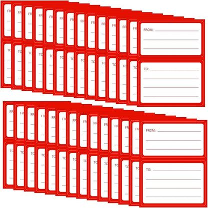to from Return Address Mailing Labels 60 Pcs Blank Self Adhesive Mail Shipping Label 4.5x3.5Inch Postage Guaranteed Stickers Handwriting to/from Address Tags for Package, Gift, Mailing Box, Envelopes | Address Labels - TrueDesk