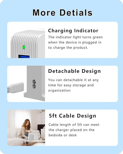 USB Charging Station - Multiport USB Charger Hub,6 Port Charger Tower for iPhone 15/14/13/12, iPad, Samsung Galaxy, Google Pixel,HTC, and Multiple Devices (white - 50W) | Charging Stations - TrueDesk