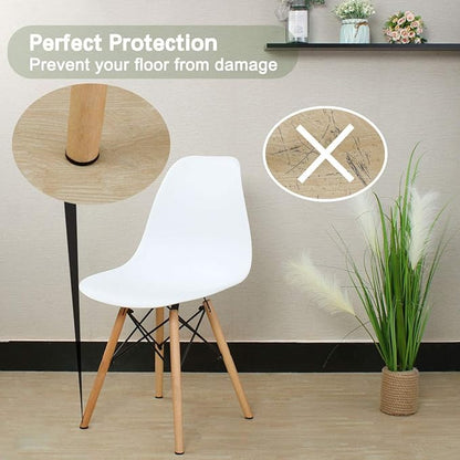 uxcell 20pcs Furniture Pads Round 1 1/4" Dia Self - Stick Non - slip Anti - scratch Felt Pads Home Floors Protector Dark Brown | Furniture Pads - TrueDesk