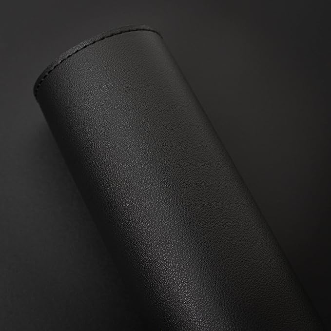 Vine Creations Leather Desk Mat Large 44" x 22", Desk Protector Mat, PU Leather Desk Pad, Non - Slip Large Mouse Pad, Desk Blotter, Desk Pads on Top of Desks, Home Office Desk Matt for Desktop (Black) | Desk Pads Blotters - TrueDesk