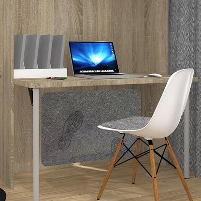 VOVCIG Adhesive - Backed Under - Desk Wall Protector, 31.5 X 23.6 inch Felt Cloth Wall Sticker Easy to Install Wall Protector from Furniture Sheet, Removes Without Residue | Desk Pads Blotters - TrueDesk