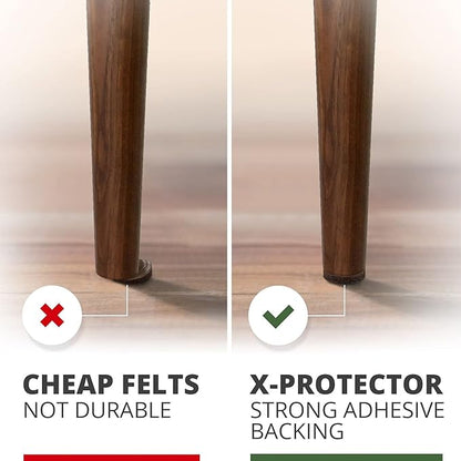 X - PROTECTOR 357 pcs Premium Huge Pack Felt Furniture Pads! Quantity of Furniture Sliders with Many Big Sizes – Your Ideal Floor Protectors. Protect Your Hardwood & Laminate Floor! | Furniture Pads - TrueDesk