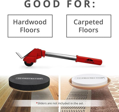 X - Protector Furniture Lifter Tool - Premium Furniture Jack Lifter Tool to Lift Furniture Easily - Appliance Lifter with 8.5" Adjustable Height - Ideal Jack to Lift Furniture Easily with Minimal Effort | Furniture Sliders - TrueDesk