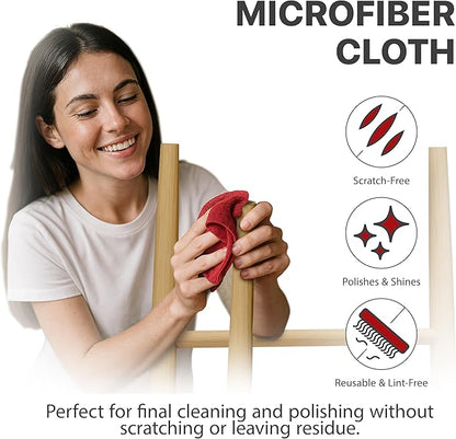 X - Protector Furniture Pads Preparation Set - Includes Metal File, Microfiber Cloth & 20 Cleaning Wipes - Furniture Surface Prep Kit for Easy Installation of Furniture Pads! | Furniture Pads - TrueDesk