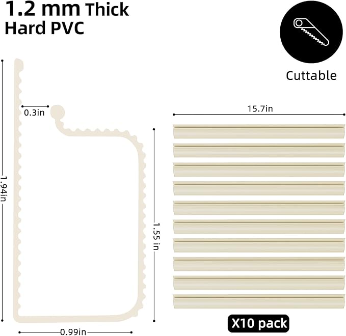 YECAYE 157in Cable Management, Cord Organizer,Easy Install Self - Adhesive Cable Organizer,Cord Management, Desk Wire Holder for Office Organization,Child and Pet Proofing, Beige | Cable Raceways - TrueDesk