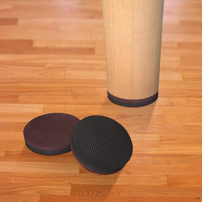 Yelanon Non Slip Furniture Pads - 24 pcs 2’’ Grippers Hardwood Floors, Non Skid for Furniture Legs,Self Adhesive Rubber Furniture Feet, Anti Slide Furniture Floors Protectors for Keep Couch Stoppers | Furniture Pads - TrueDesk