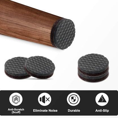 Yelanon Non Slip Furniture Pads - 36 pcs 1’’Furniture Grippers, Non Skid Furniture Legs,Self Adhesive Rubber Furniture Feet, Anti Slide Furniture Hardwood Floor Protector for Keep Furniture Stoppers | Furniture Pads - TrueDesk