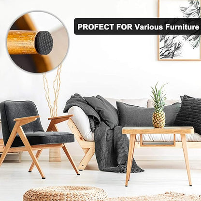 Yelanon Non Slip Furniture Pads - 36 pcs 1’’Furniture Grippers, Non Skid Furniture Legs,Self Adhesive Rubber Furniture Feet, Anti Slide Furniture Hardwood Floor Protector for Keep Furniture Stoppers | Furniture Pads - TrueDesk