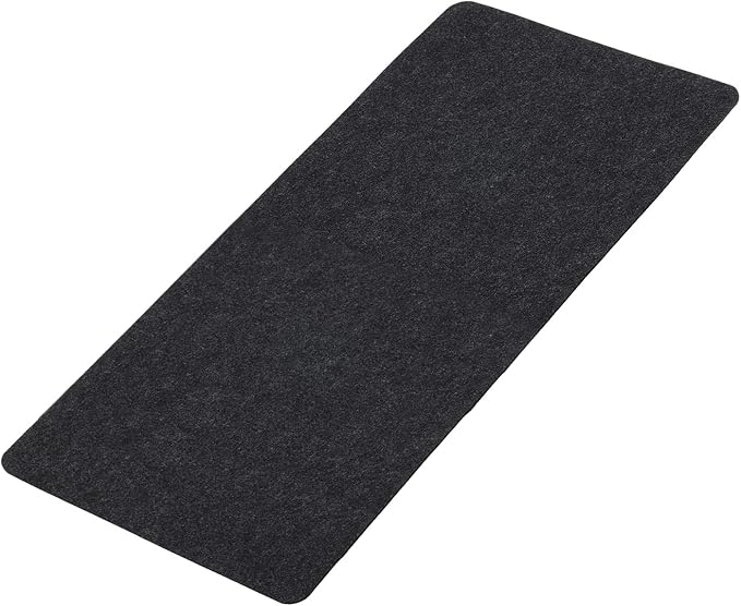 YOKIVE Desk Mat Protector, Felt Double - Sided Soft | Laptop Pad Writing Mat for Desktop Keyboard Mouse (Gray, 23.62x11.81 Inch) | Mouse Pads - TrueDesk