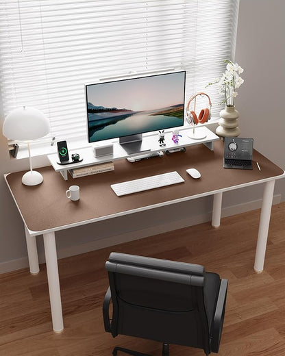 YSAGi Double - Sided Desk Pad, Leather Desk Mat, Eco Cork Desk Pad Protector,Large Mouse Pad,Waterproof Desk Blotter for Office/Home (Coffee+Cork, 47.2" x 23.6") | Desk Pads Blotters - TrueDesk